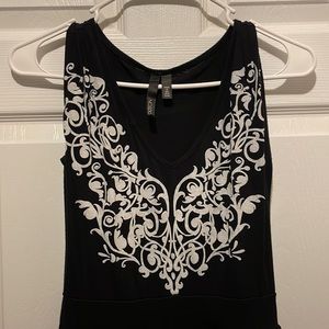 Black maxi with design